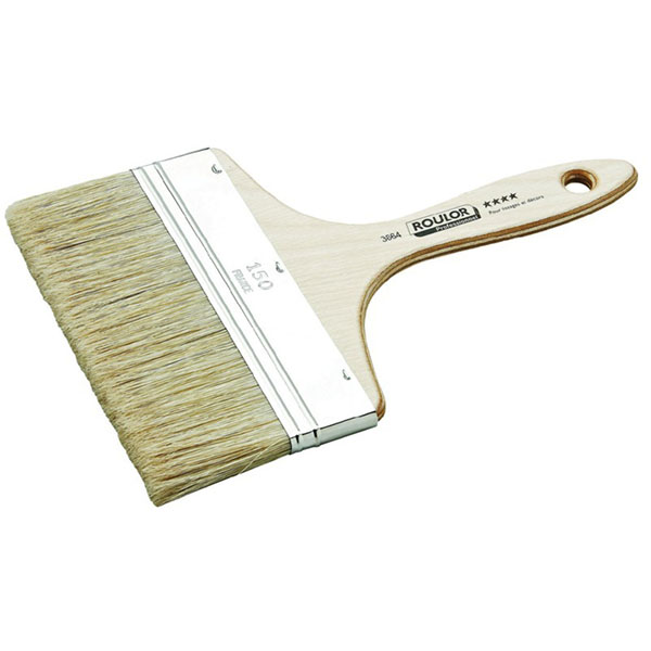 Pinceau plat large pour teintes et vernis